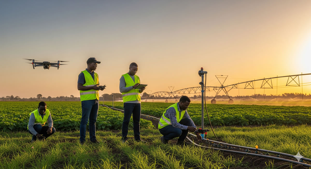 Pilotage d'Irrigation de Précision
