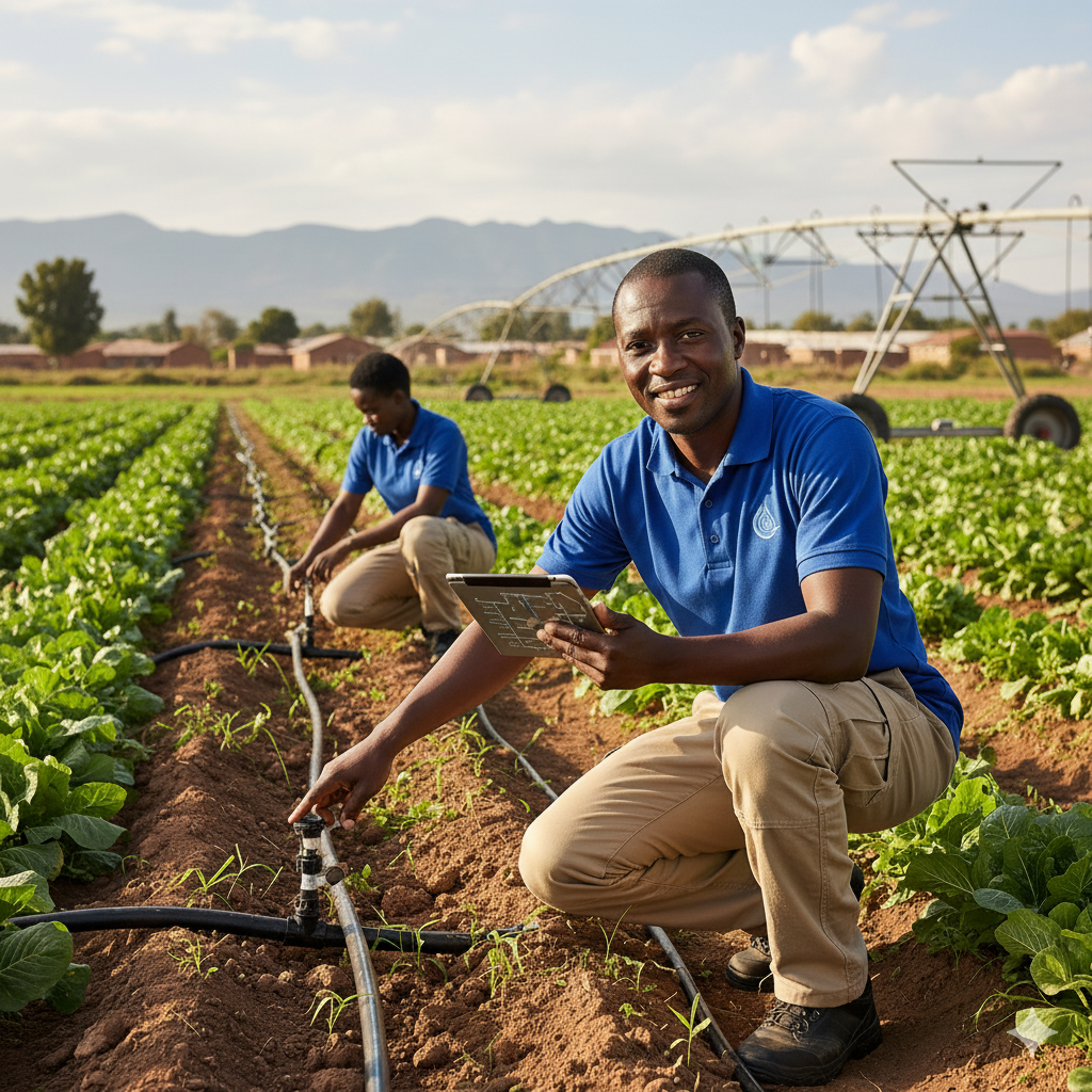 Technicien en dimensionnement, installation et maintenance des systèmes d'irrigation